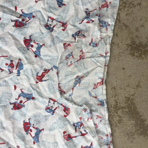 Vintage Baseball Fabric. Dodgers, Cubs, Pirates, Mets, Giants, Braves - Picture 8 of 9